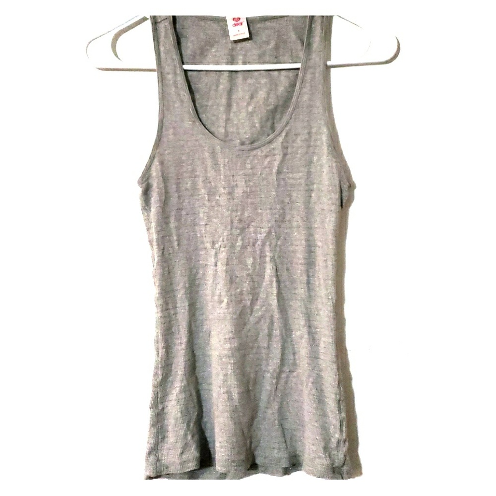 Dear subtle sparkly tank top